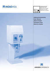 Amann Girrbach Minimix User Manual
