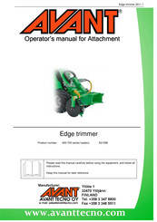 AVANT A21068 Operator's Manual