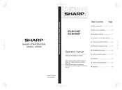 Sharp ES-M1108T Operation Manual