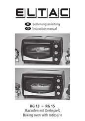Eltac RG 15 Instruction Manual