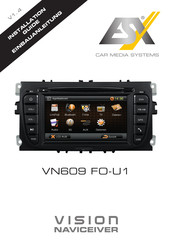 ESX Vision Naviceiver VN609 FO-U1 Installation Manual
