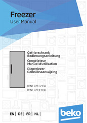 Beko RFNE 270 L23 W User Manual