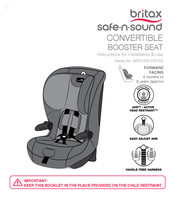 Britax Safe-n-sound BS8100A-020133 Series Instructions For Installation & Use