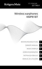 Kruger&Matz KMP81BT Owner's Manual