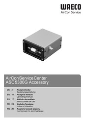 Waeco AirConServiceCenter ASC5300G Operating Manual