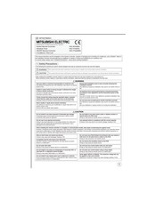 Mitsubishi Electric PAC-YT34STA Installation Manual