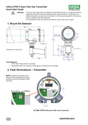 MSA Ultima OPIR-5 Quick Start Manual