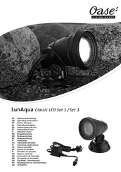 Oase LunAqua 3 LED Operating Instructions Manual