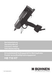 Buhnen HB 710 HT Operating Manual