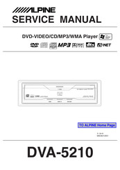 Alpine DVA-5210 Service Manual