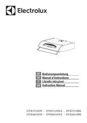 Electrolux DVK5510SW Instruction Manual
