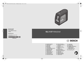 Bosch GLL 2-15 Original Instructions Manual