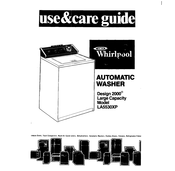 Whirlpool LA5530XP Use And Care Manual