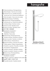 Hans Grohe Raindance Unica'S Series Instructions For Use/Assembly Instructions