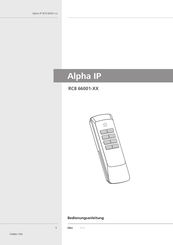 Alpha IP RC8 66001 Series Instruction Manual