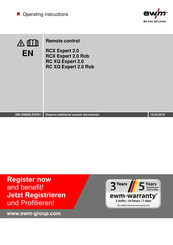 EWM RC XQ Expert 2.0 Rob Operating Instructions Manual