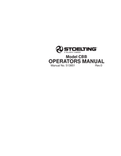 Vollrath Stoelting CBB Series Operator's Manual