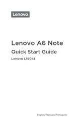 Lenovo L19041 Quick Start Manual