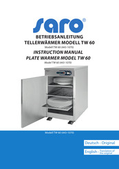 saro TW 60 Instruction Manual