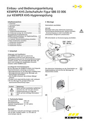 Kemper KHS-Timer Figure 686 03 006 Installation And Operating Instructions Manual