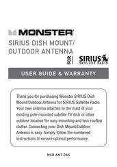 Monster MSR ANT DSS User Manual & Warranty