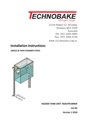Technobake RR-HT-0050 Installation Instructions Manual