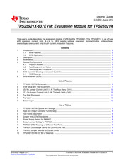 Texas Instruments TPS25921XEVM-637 User Manual