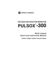 Konica Minolta PULSOX-300 Short Form Instruction Manual