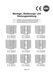 Weka 539.2020.42 Assembly, User And Maintenance Instructions