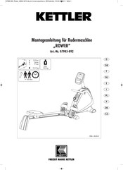 Kettler ROWER Assembly Instructions Manual