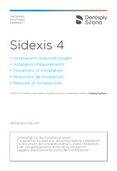 Dentsply Sirona Sidexis 4 Installation Requirements