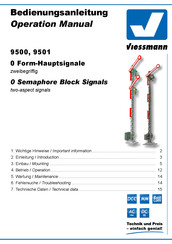Viessmann 9501 Operation Manual