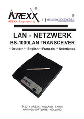 Arexx BS-1000LAN Manual