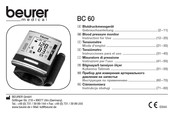 Beurer BC 60 Instructions For Use Manual
