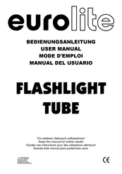 EuroLite FLASHLIGHT TUBE User Manual