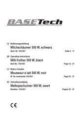 BASETech 1541451 Operating Instructions Manual