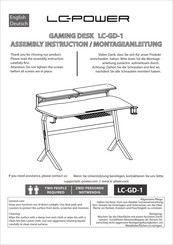 LC-POWER LC-GD-1 Assembly Instruction Manual
