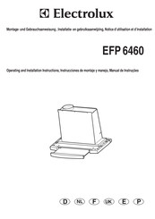 Electrolux EFP 6460 Operating And Installation Instructions