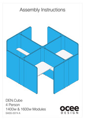 OCEE DESIGN DEN.Cube Assembly Instructions Manual