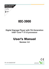 Arbor Technology IEC-3900 User Manual