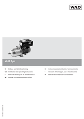Wilo MHIE 1ph Installation And Operating Instructions Manual