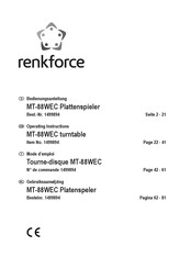 Renkforce MT-88WEC Operating Instructions Manual