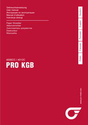 Pro KGB Series User Manual