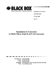Black Box MTU200-N64M User Manual