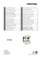 Festool CT-VA Original Operating Instructions