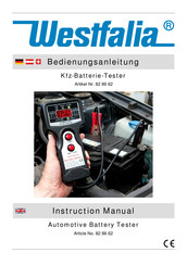 Westfalia 82 86 62 Instruction Manual