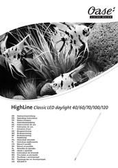 Oase HighLine Classic LED daylight 120 Operating Instructions Manual