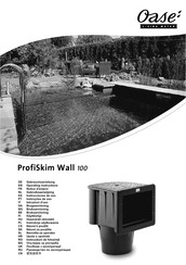 Oase ProfiSkim Wall 100 Operating Instructions Manual