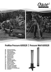 Oase ProMax Pressure Well 6000/8 Operating Instructions Manual