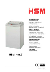 HSM HSM 411.2 Operating Instructions Manual